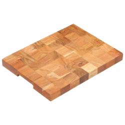 Planche &agrave; d&eacute;couper 40x30x3,8 cm Bois d'acacia massif