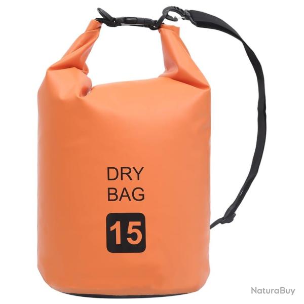 Sac sec Orange 15 L PVC