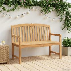 Banc en Bois Sculpt&eacute; en Rose 114 x 60 x 95 cm Naturel