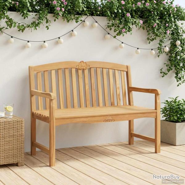 Banc en Bois Sculpt� en Rose 114 x 60 x 95 cm Naturel