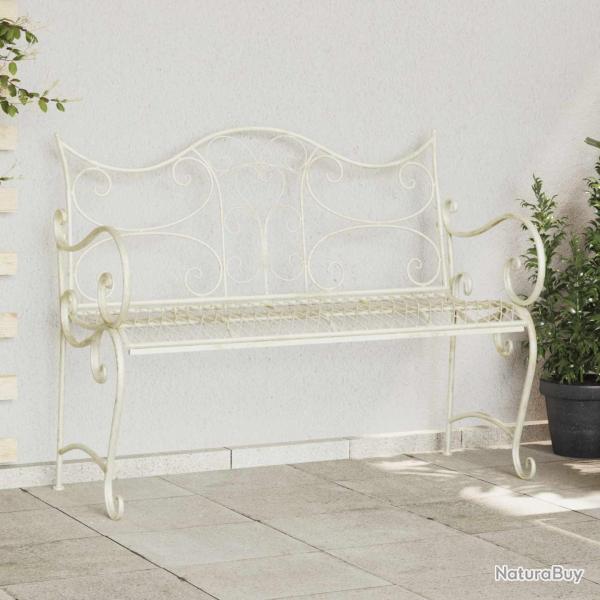 Banc de jardin 2-Nombre de places 114 x 56,5 x 90 cm Acier