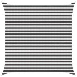Voile d'ombre Anthracite et blanc 7 x 7 m HDPE