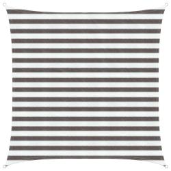 Voile d'ombre Gris clair et blanc 2 x 2 m HDPE