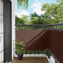 &Eacute;cran de balcon Marron 90 x 200 cm Tissu Oxford