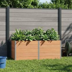Jardini&egrave;re sur&eacute;lev&eacute;e Marron 250 x 100 x 91 cm