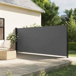 Auvent lat&eacute;ral r&eacute;tractable anthracite 180x500 cm