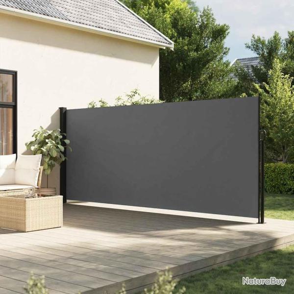 Auvent lat�ral r�tractable anthracite 180x500 cm