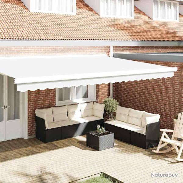 Remplacement de lambrequin Blanc 480 x 20 cm Polyester
