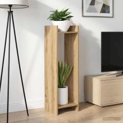 Support de Plante 2 pc Ch&ecirc;ne Artisanal 30 x 30 x 100 cm