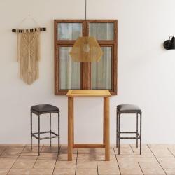 Ensemble de bar de jardin avec coussins 3 pcs Gris