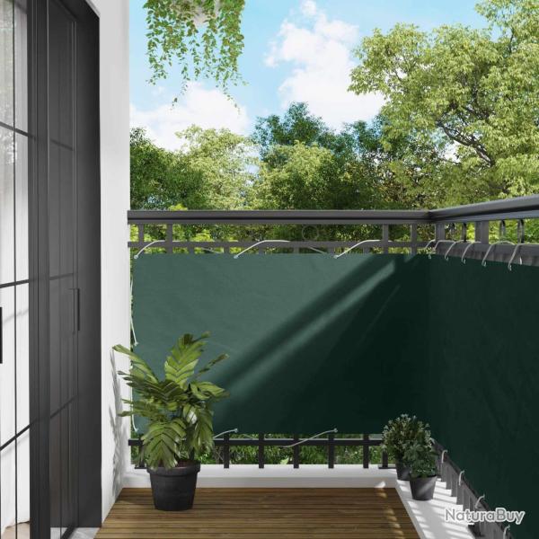 �cran de balcon Vert fonc� 100 x 300 cm Tissu Oxford