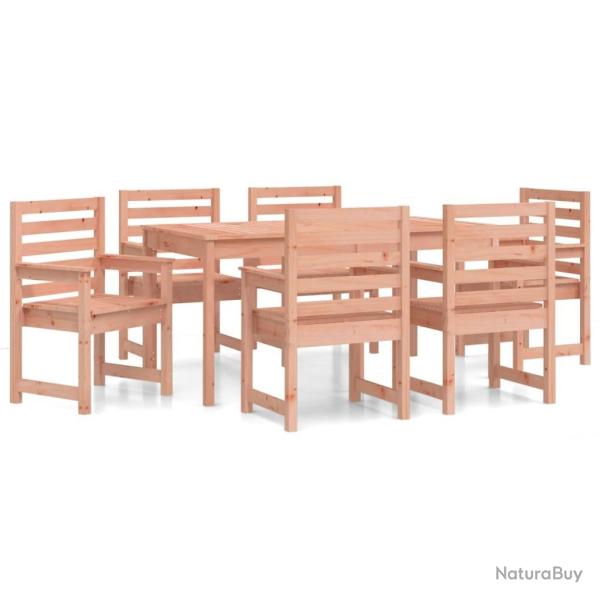 Ensemble � manger de jardin 7 pcs bois massif Douglas