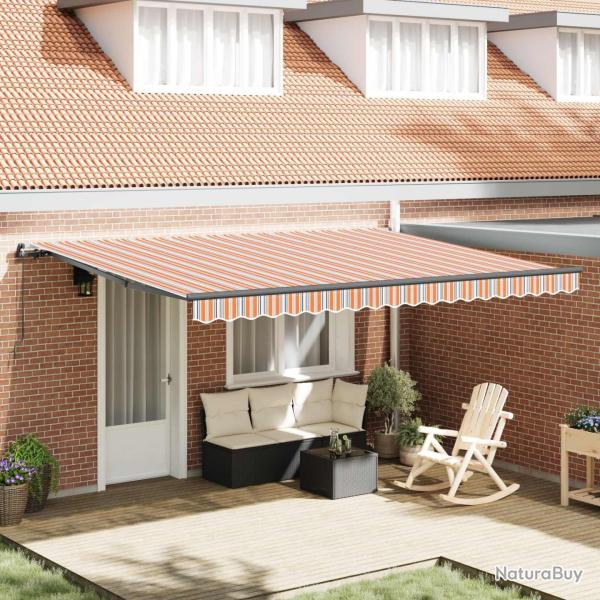 Auvent r�tractable Multicolore 450 � 350 cm