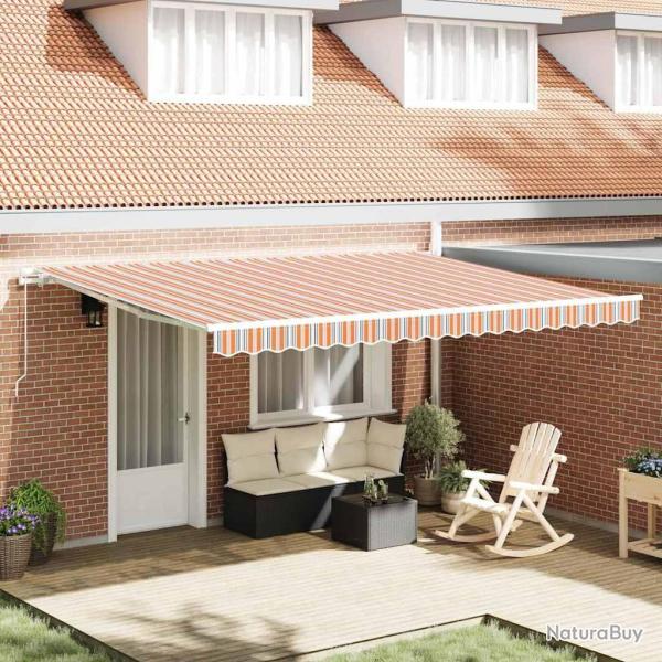 Auvent r�tractable Multicolore 450 x 350 x 165 cm