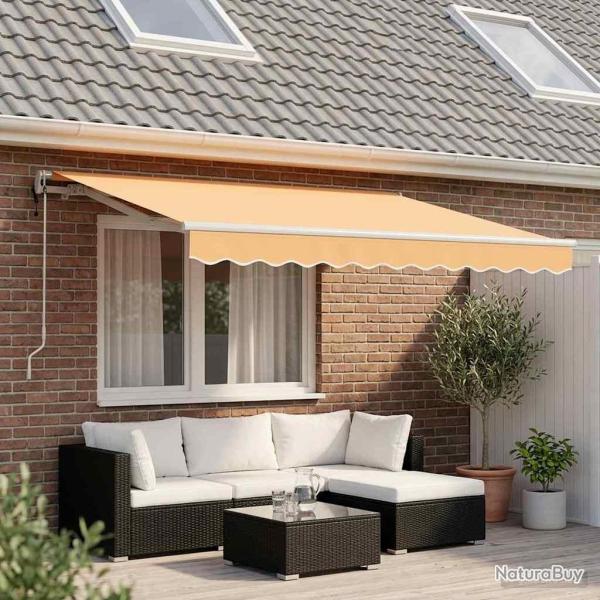 Auvent R�tractable Sable 3,5 x 2 m tissu