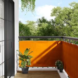 Paravent de balcon orange 90 x 800 cm 100 % polyester Oxford