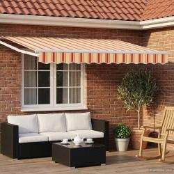 Auvent r&eacute;tractable &eacute;lectrique Multicolore 2,5 x 2 m