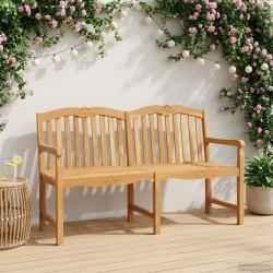 Banc en Bois Sculpt&eacute; en Rose 150 x 60,5 x 95 cm Naturel