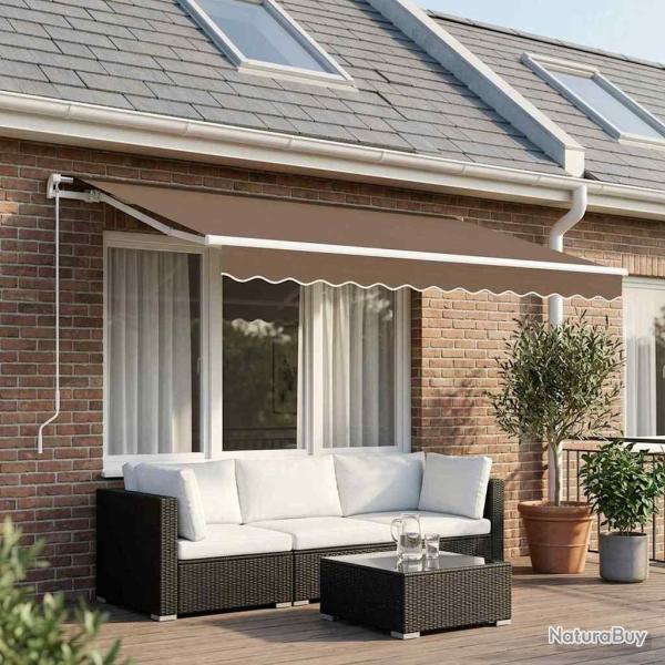 Toile de rechange pour auvent Taupe 3,5 x 2,5 m Polyester