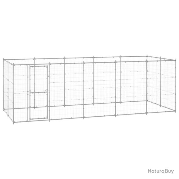 Chenil ext�rieur Acier galvanis� 12,1 m�
