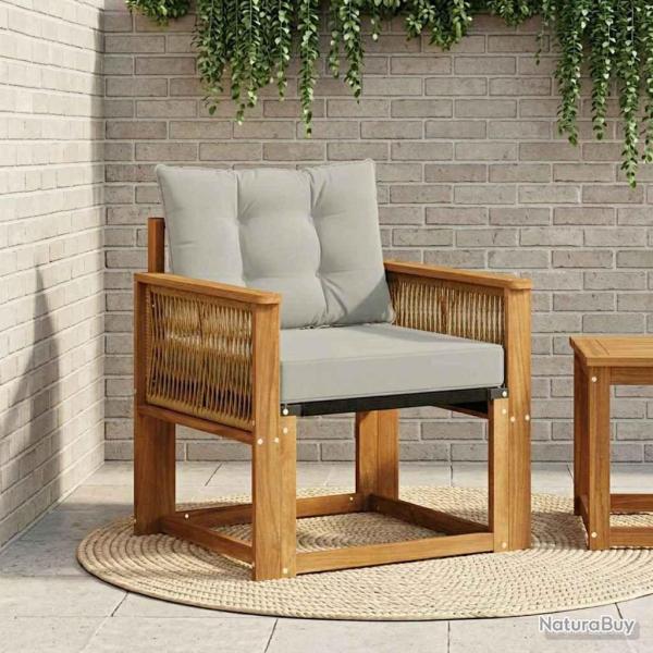 Canap� d'ext�rieur Bois d'Acacia Massif Naturel