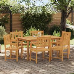 Chaises de jardin 6 pcs Naturel Bois d'Acacia Massif