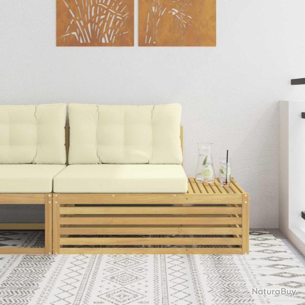 Canap� d'ext�rieur extr�mit� Blanc 115 x 83 x 73 cm