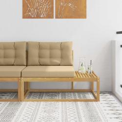 Canap&eacute; d'ext&eacute;rieur en bout Blanc 115 x 83 x 73 cm Polyester