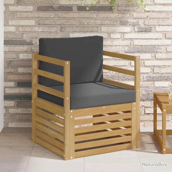 Canap� d'ext�rieur Polyester Blanc et anthracite