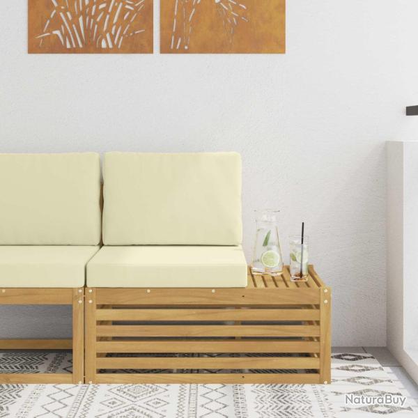 Unit�s de sofa sectionnel d'ext�rieur Blanc et cr�me