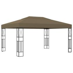 Tonnelle 3x4 m Taupe Tissu