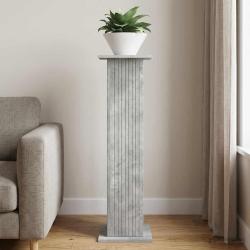 Support de Plante Gris b&eacute;ton 30,5 x 30 x 100,5 cm