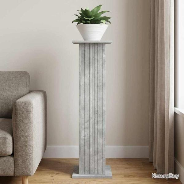 Support de Plante Gris b�ton 30,5 x 30 x 100,5 cm