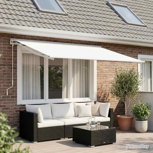 Toile de rechange pour auvent Blanc 400 � 350 cm Polyester