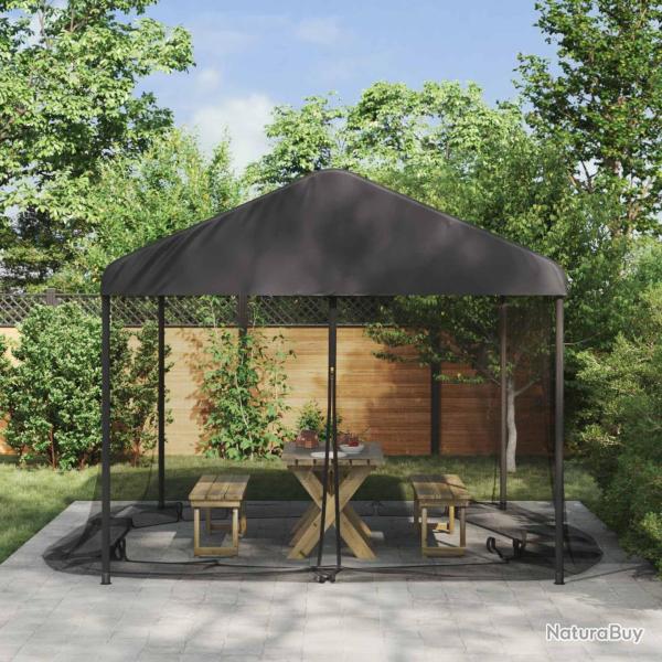 Moustiquaire pour gazebo 220 mesh Noir 4 x 3 x 2 cm Polyester