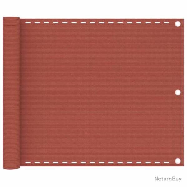 �cran de balcon Terre cuite 75x500 cm PEHD