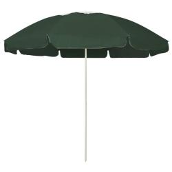 Parasol de plage vert 240 cm