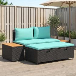 Ensemble de canap&eacute;s d'ext&eacute;rieur 4 -Seater 4 pcs 55 x 30 x 39 cm