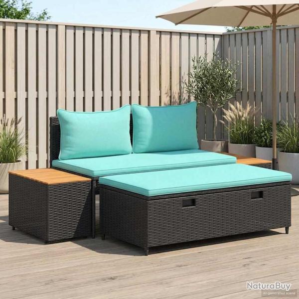 Ensemble de canap�s d'ext�rieur 4 -Seater 4 pcs 55 x 30 x 39 cm