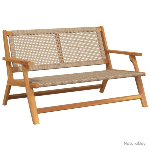 Mobilier de jardin Beige 122 x 78 x 73 cm Bois d'Acacia Massif
