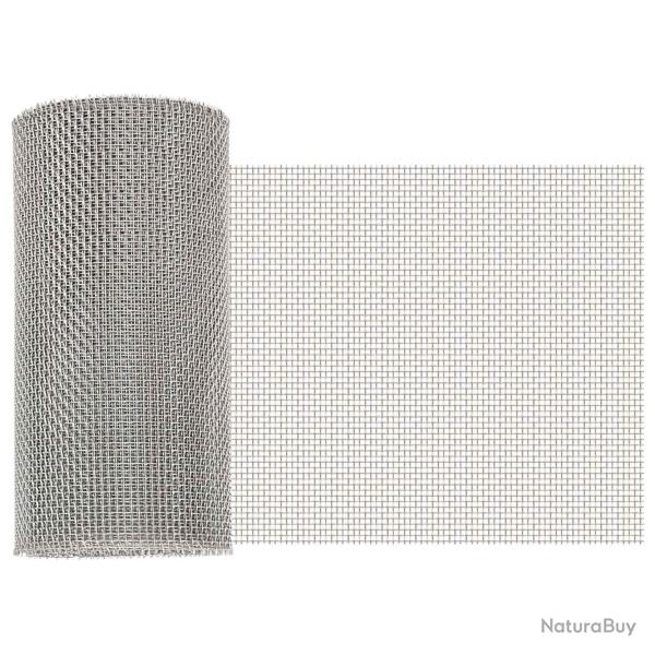 �cran en maille 20 x 500 cm 8 Mesh Acier Inoxydable 201 Argent�