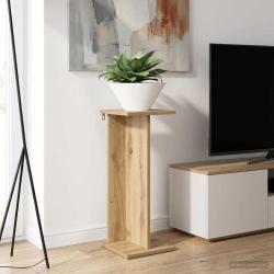 Support de Plante 2 pc Ch&ecirc;ne Artisanal 25 x 25,5 x 60,5 cm