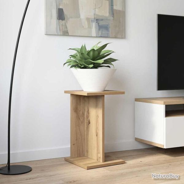 Support de Plante 2 pc Ch�ne Artisanal 25 x 25,5 x 40,5 cm