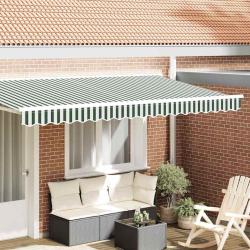 Remplacement de lambrequin Vert et blanc 4 m Polyester