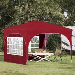 Tente de f&ecirc;te pop-up 290 x 290 x 245 cm Bordeaux