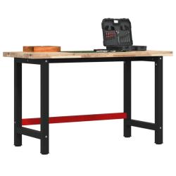 &Eacute;tabli 140x60x83 cm bois massif d'acacia rectangulaire