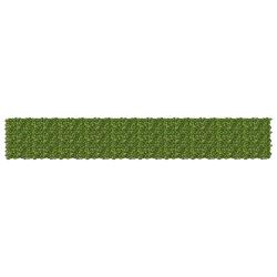&Eacute;cran de balcon avec feuilles Vert et jaune 500 x 75 cm