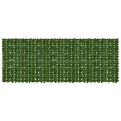 &Eacute;cran de balcon avec feuilles Vert 400 x 150 cm