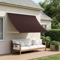 Auvent Marron 350 x 150 cm
