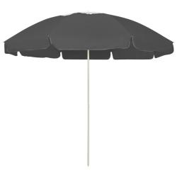 Parasol de plage anthracite 240 cm